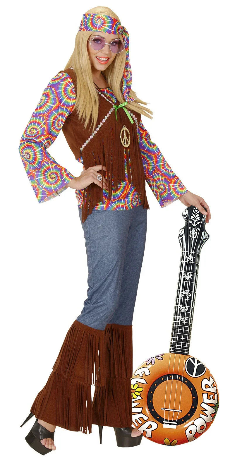 Banjo Hippie Hinchable Hippie Widmann